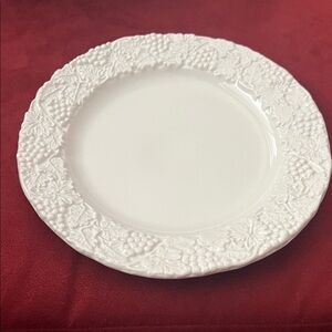 White Embossed Plate